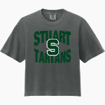 Stuart Tartans Comfort Colors Women's Heavyweight Boxy Tee Front Thumbnail