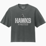 CISTERCIAN PREPARATORY SCHOOL HAWKS <span class="pdp-name-mascot">CISTERCIAN HAWKS</span> Comfort Colors Women's Heavyweight Boxy Tee Front Thumbnail