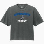 MacArthur Elementary Mustangs Comfort Colors Women's Heavyweight Boxy Tee Front Thumbnail