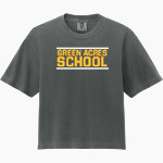 Green Acres Grizzlies <span class="pdp-name-mascot">Green Acres School Grizzlies</span> Comfort Colors Women's Heavyweight Boxy Tee Front Thumbnail