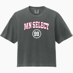 MN Select Volleyball Club <span class="pdp-name-mascot">Minnesota Select</span> Comfort Colors Women's Heavyweight Boxy Tee Front Thumbnail