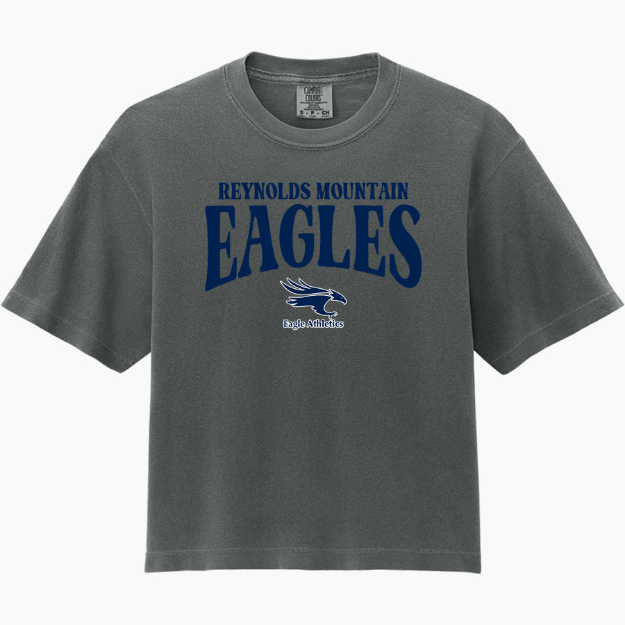 Reynolds Mountain Eagles Comfort Colors Women's Heavyweight Boxy Tee