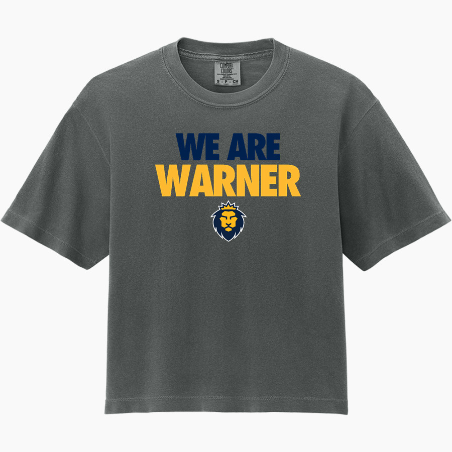 Warner Royals <span class="pdp-name-mascot">Warner Royals</span> Comfort Colors Women's Heavyweight Boxy Tee