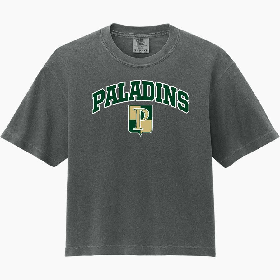 Pinecrest Paladins <span class="pdp-name-mascot">Pinecrest Paladins</span> Comfort Colors Women's Heavyweight Boxy Tee