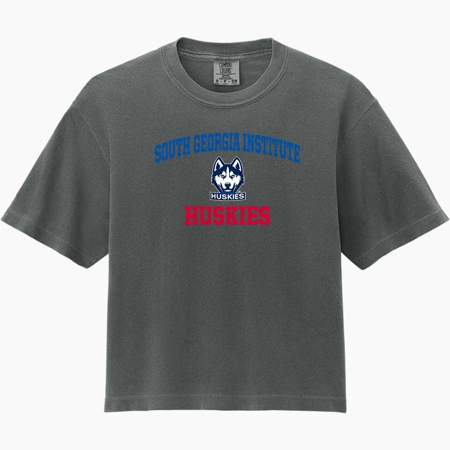 SOUTH GEORGIA INSTITUTE Huskies <span class="pdp-name-mascot">SOUTH GEORGIA INSTITUTE Huskies</span> Comfort Colors Women's Heavyweight Boxy Tee