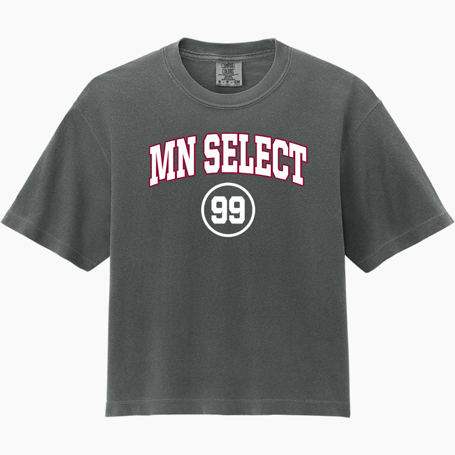 MN Select Volleyball Club <span class="pdp-name-mascot">Minnesota Select</span> Comfort Colors Women's Heavyweight Boxy Tee