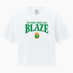 Holy Cross Lutheran Blaze Blaze <span class="pdp-name-mascot">Holy Cross Lutheran Blaze Blaze</span> Comfort Colors Women's Heavyweight Boxy Tee Front Thumbnail