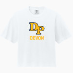 Devon Prep <span class="pdp-name-mascot">Devon Tide</span> Comfort Colors Women's Heavyweight Boxy Tee Front Thumbnail