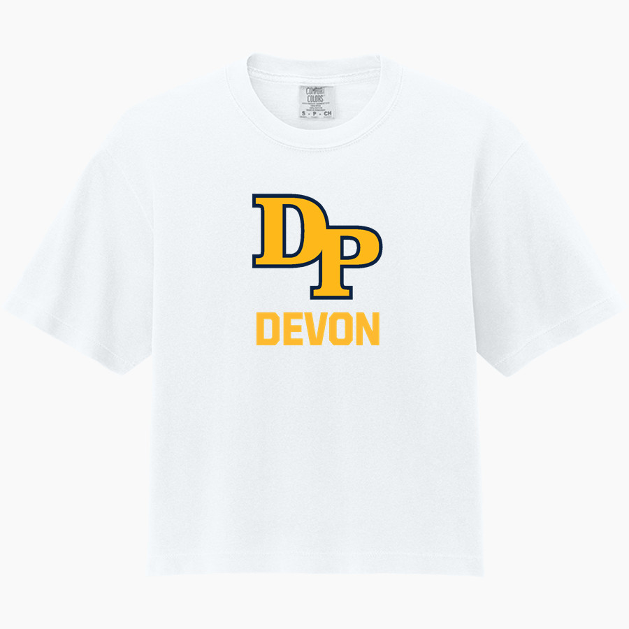 Devon Prep <span class="pdp-name-mascot">Devon Tide</span> Comfort Colors Women's Heavyweight Boxy Tee