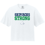 Chesapeake College Skipjacks <span class="pdp-name-mascot">Chesapeake Skipjacks</span> Comfort Colors Women's Heavyweight Boxy Tee Front Thumbnail