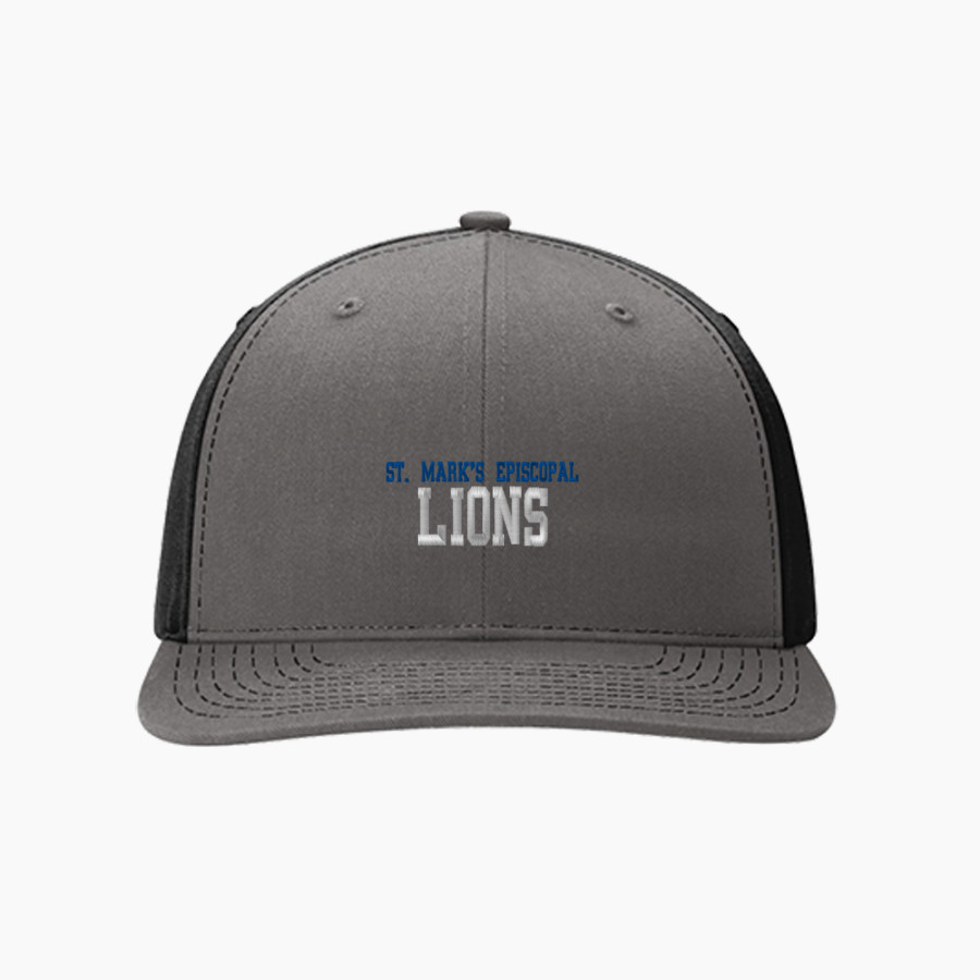 St. Mark's Episcopal Lions <span class="pdp-name-mascot">Saint Mark's Episcopal School Lions</span> Richardson Solid Twill Trucker