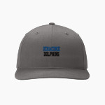 OCRACOKE SCHOOL DOLPHINS <span class="pdp-name-mascot">OCRACOKE DOLPHINS</span> Richardson Solid Twill Trucker Front Thumbnail