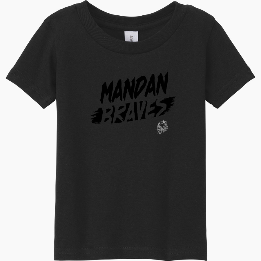 MANDAN HIGH SCHOOL BRAVES <span class="pdp-name-mascot">MANDAN BRAVES</span> Gildan Heavy Cotton Toddler T-Shirt