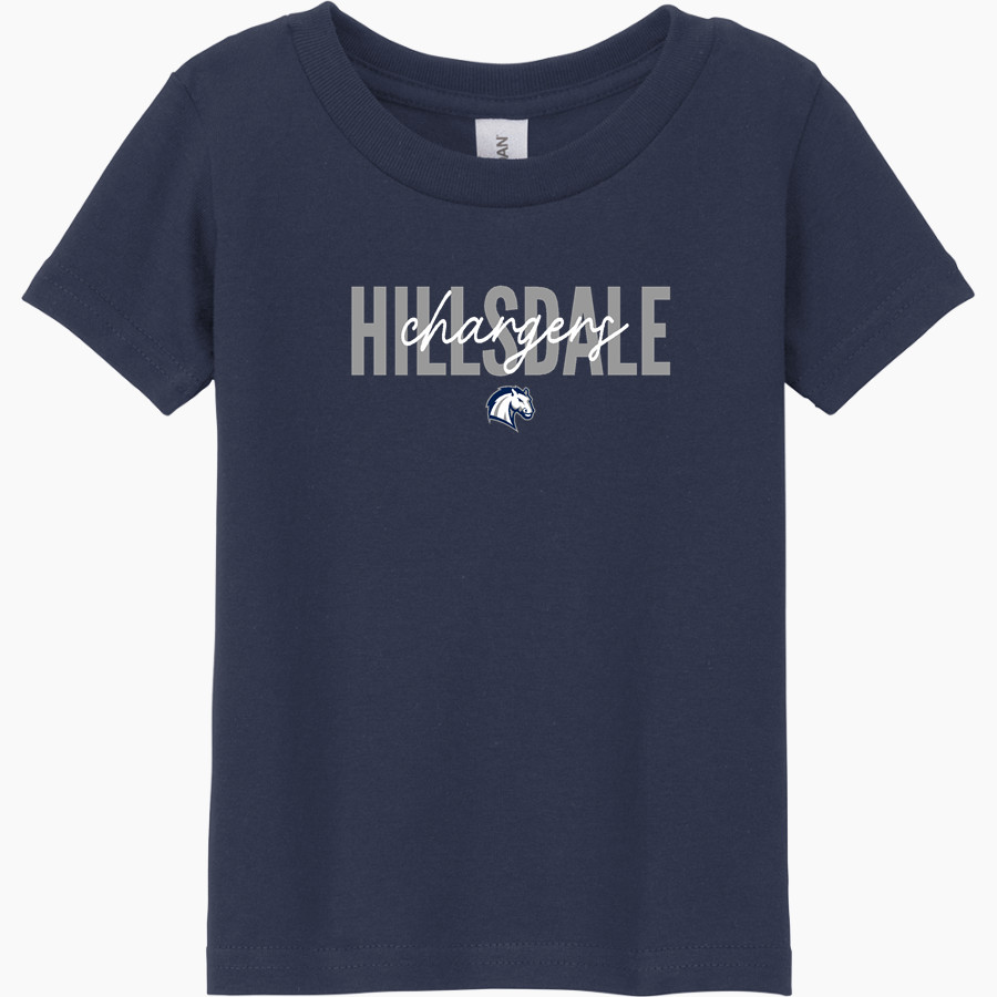 HIllsdale Chargers <span class="pdp-name-mascot">HIllsdale College Chargers</span> Gildan Heavy Cotton Toddler T-Shirt