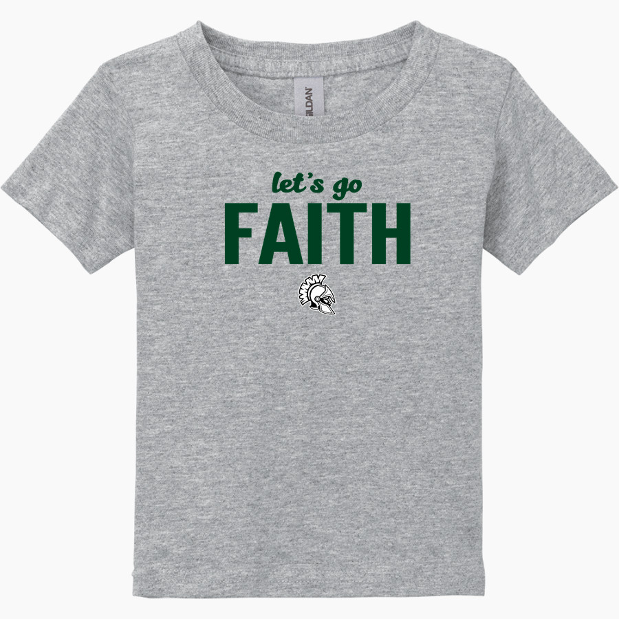 FAITH CHRISTIAN ACADEMY CONQUERORS <span class="pdp-name-mascot">FAITH CONQUERORS</span> Gildan Heavy Cotton Toddler T-Shirt