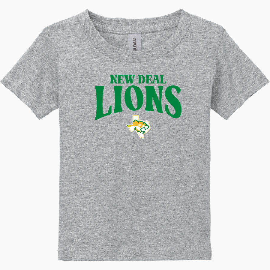 NEW DEAL HIGH SCHOOL LIONS <span class="pdp-name-mascot">NEW DEAL LIONS</span> Gildan Heavy Cotton Toddler T-Shirt