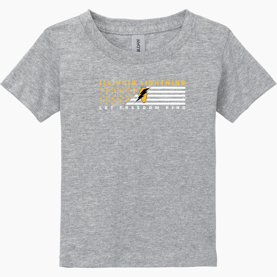 ILLINOIS LIGHTNING SOFTBALL <span class="pdp-name-mascot">ILLINOIS LIGHTNING</span> Gildan Heavy Cotton Toddler T-Shirt