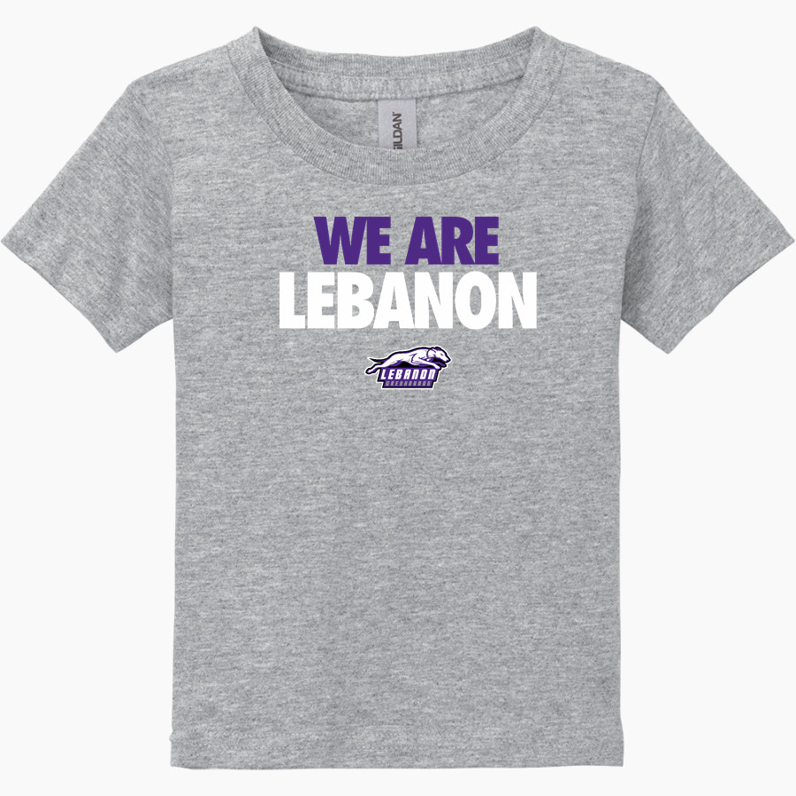LEBANON COMMUNITY HIGH SCHOOL GREYHOUNDS <span class="pdp-name-mascot">LEBANON GREYHOUNDS</span> Gildan Heavy Cotton Toddler T-Shirt