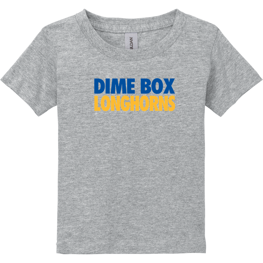 DIME BOX HIGH SCHOOL LONGHORNS <span class="pdp-name-mascot">DIME BOX LONGHORNS</span> Gildan Heavy Cotton Toddler T-Shirt