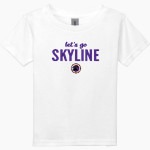 Skyline Gila River Mustangs <span class="pdp-name-mascot">Skyline Mustangs</span> Gildan Heavy Cotton Toddler T-Shirt Front Thumbnail