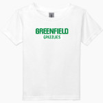 Greenfield Grizzlies <span class="pdp-name-mascot">Greenfield Grizzlies</span> Gildan Heavy Cotton Toddler T-Shirt Front Thumbnail