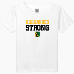 HARWOOD UNION HIGH SCHOOL HIGHLANDERS Gildan Heavy Cotton Toddler T-Shirt Front Thumbnail