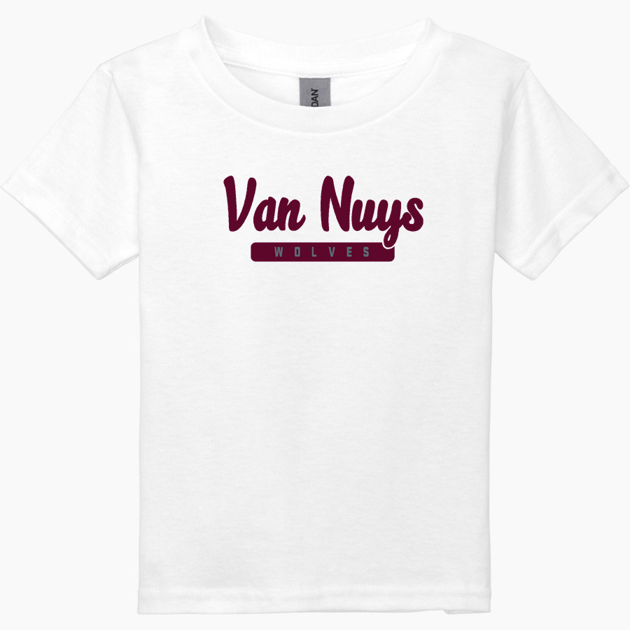 VAN NUYS HIGH SCHOOL WOLVES <span class="pdp-name-mascot">VAN NUYS WOLVES</span> Gildan Heavy Cotton Toddler T-Shirt