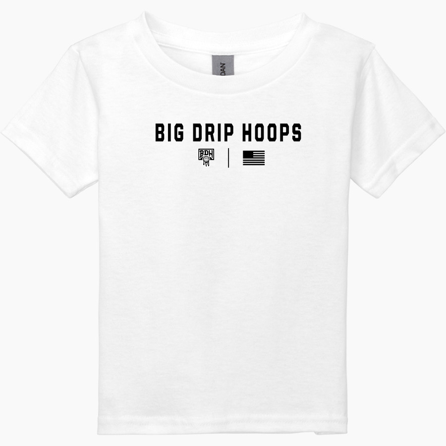 Big Drip Hoops Big Drip Hoops <span class="pdp-name-mascot">Big Drip Hoops</span> Gildan Heavy Cotton Toddler T-Shirt