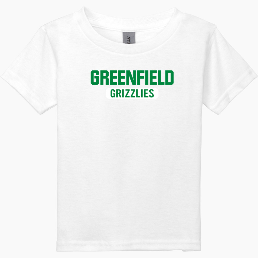 Greenfield Grizzlies <span class="pdp-name-mascot">Greenfield Grizzlies</span> Gildan Heavy Cotton Toddler T-Shirt