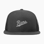 WILKINSON COUNTY CHRISTIAN ACADEMY RAMS <span class="pdp-name-mascot">WILKINSON CO RAMS</span> Richardson Acrylic-Wool Blend Flatbill Trucker Front Thumbnail