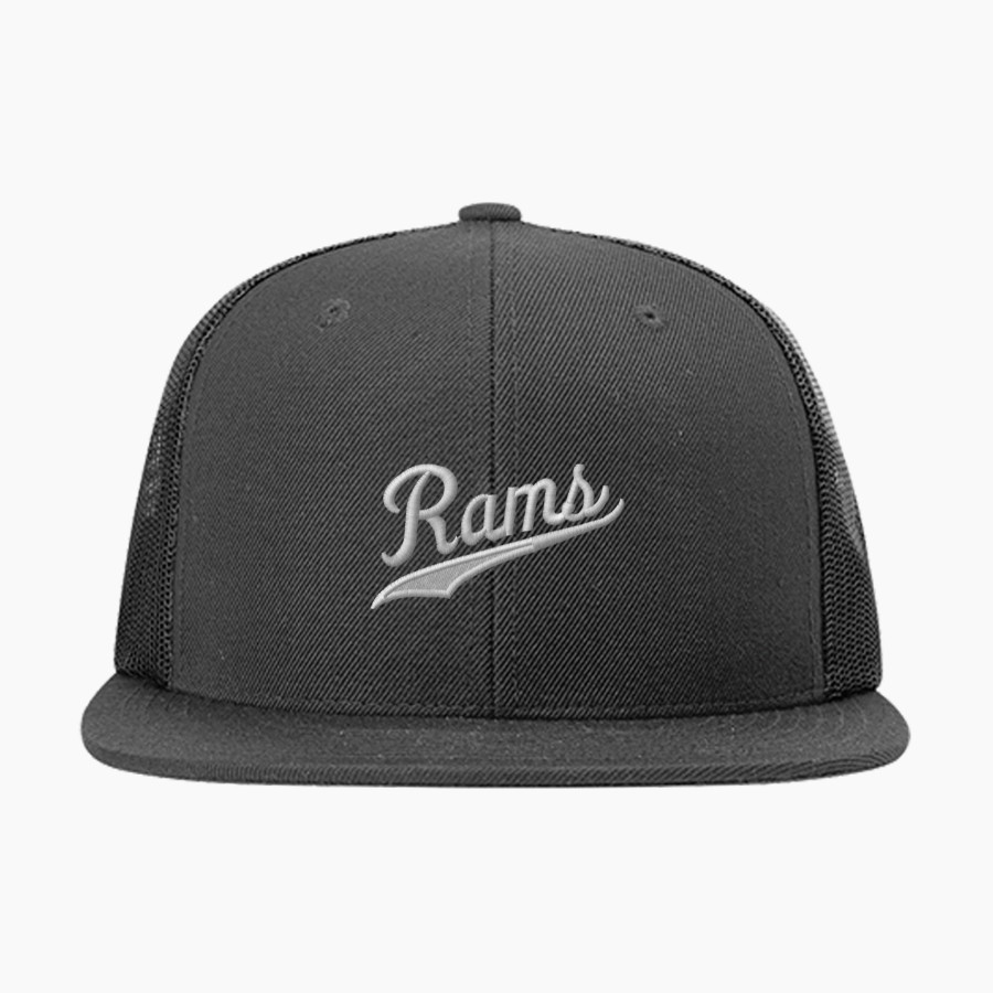 WILKINSON COUNTY CHRISTIAN ACADEMY RAMS <span class="pdp-name-mascot">WILKINSON CO RAMS</span> Richardson Acrylic-Wool Blend Flatbill Trucker