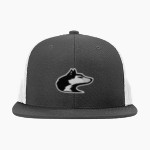 SHELDON HIGH SCHOOL HUSKIES <span class="pdp-name-mascot">SHELDON HUSKIES</span> Richardson Acrylic-Wool Blend Flatbill Trucker Front Thumbnail