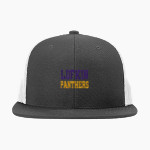 LUFKIN HIGH SCHOOL PANTHERS <span class="pdp-name-mascot">LUFKIN PANTHERS</span> Richardson Acrylic-Wool Blend Flatbill Trucker Front Thumbnail