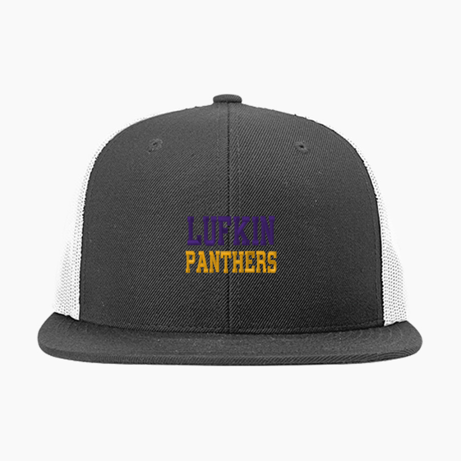 LUFKIN HIGH SCHOOL PANTHERS <span class="pdp-name-mascot">LUFKIN PANTHERS</span> Richardson Acrylic-Wool Blend Flatbill Trucker