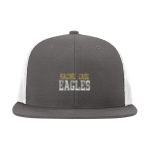 Racine Case Eagles <span class="pdp-name-mascot">Racine Case Eagles</span> Richardson Acrylic-Wool Blend Flatbill Trucker Front Thumbnail