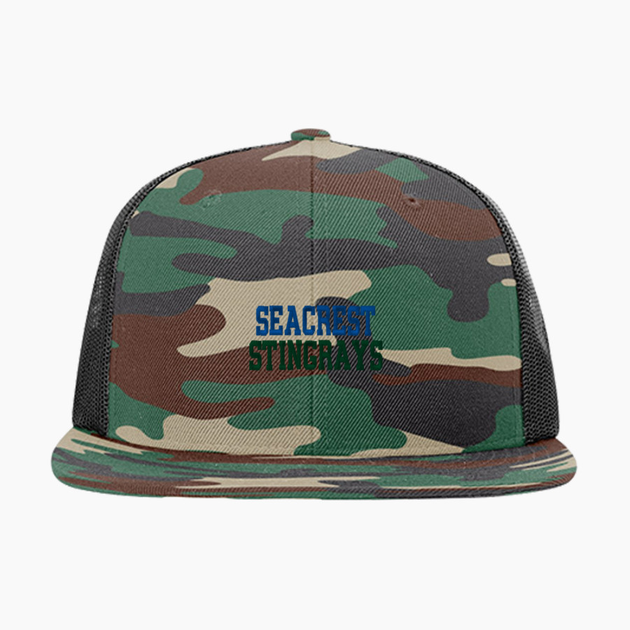 Seacrest Stingrays <span class="pdp-name-mascot">Seacrest Stingrays</span> Richardson Acrylic-Wool Blend Flatbill Trucker
