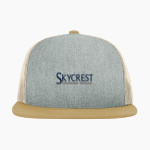 SKYCREST CHRISTIAN Skyhawks <span class="pdp-name-mascot">SKYCREST CHRISTIAN SCHOOL</span> Richardson Acrylic-Wool Blend Flatbill Trucker Front Thumbnail