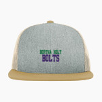 Bertha Holt Bolts <span class="pdp-name-mascot">Bertha Holt Bolts</span> Richardson Acrylic-Wool Blend Flatbill Trucker Front Thumbnail