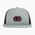 OKOBOJI COMMUNITY SCHOOL PIONEERS <span class="pdp-name-mascot">OKOBOJI COMMUNITY PIONEERS</span> Richardson Acrylic-Wool Blend Flatbill Trucker Front Thumbnail