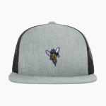 Rochester YellowJackets <span class="pdp-name-mascot">University of Rochester Athletics</span> Richardson Acrylic-Wool Blend Flatbill Trucker Front Thumbnail