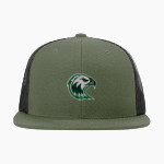 ATLANTIC COMMUNITY HIGH SCHOOL EAGLES <span class="pdp-name-mascot">ATLANTIC EAGLES</span> Richardson Acrylic-Wool Blend Flatbill Trucker Front Thumbnail