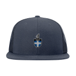 Lawrence University Vikings Online Store <span class="pdp-name-mascot">Lawrence</span> Richardson Acrylic-Wool Blend Flatbill Trucker Front Thumbnail