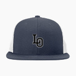 Lomega Raiders <span class="pdp-name-mascot">Lomega Raiders</span> Richardson Acrylic-Wool Blend Flatbill Trucker Front Thumbnail