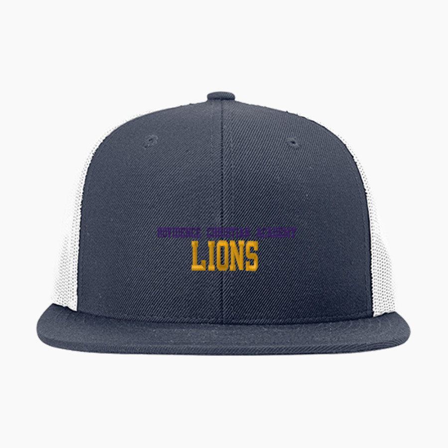 Providence Christian Academy Lions <span class="pdp-name-mascot">Providence Christian Academy Lions</span> Richardson Acrylic-Wool Blend Flatbill Trucker