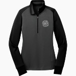 Ludlow Lions <span class="pdp-name-mascot">Lions</span> Nike Women's Dri-FIT 1/2-Zip Pullover Front Thumbnail