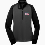 National Wrestling Coaches Association <span class="pdp-name-mascot">NWCA</span> Nike Women's Dri-FIT 1/2-Zip Pullover Front Thumbnail