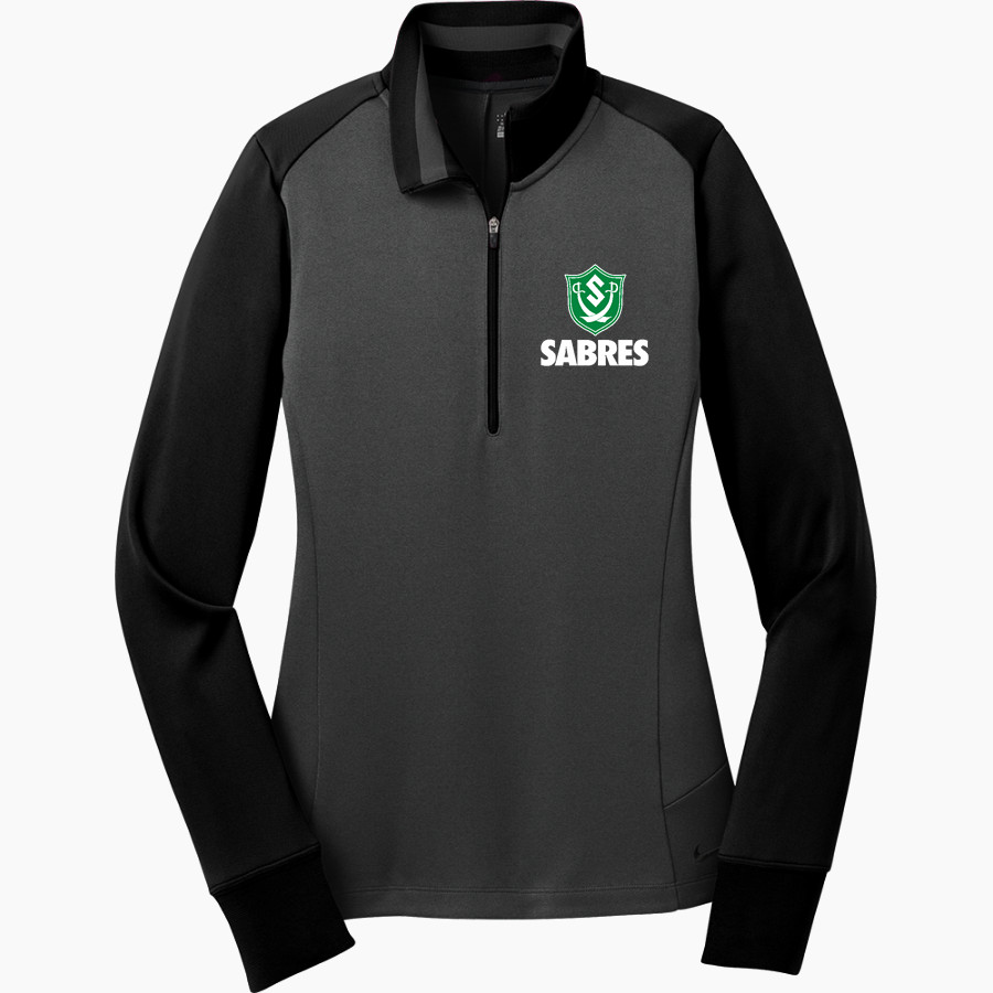 Schalmont Sabres Nike Women's Dri-FIT 1/2-Zip Pullover