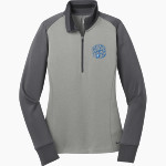 Ferndale Trojans <span class="pdp-name-mascot">Ferndale Trojans</span> Nike Women's Dri-FIT 1/2-Zip Pullover Front Thumbnail