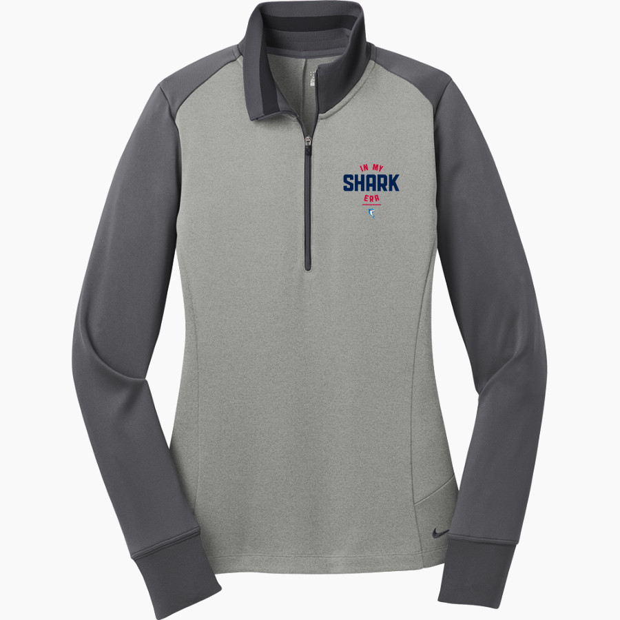 French-American School of New York - Online Store <span class="pdp-name-mascot">French-American School Sharks</span> Nike Women's Dri-FIT 1/2-Zip Pullover