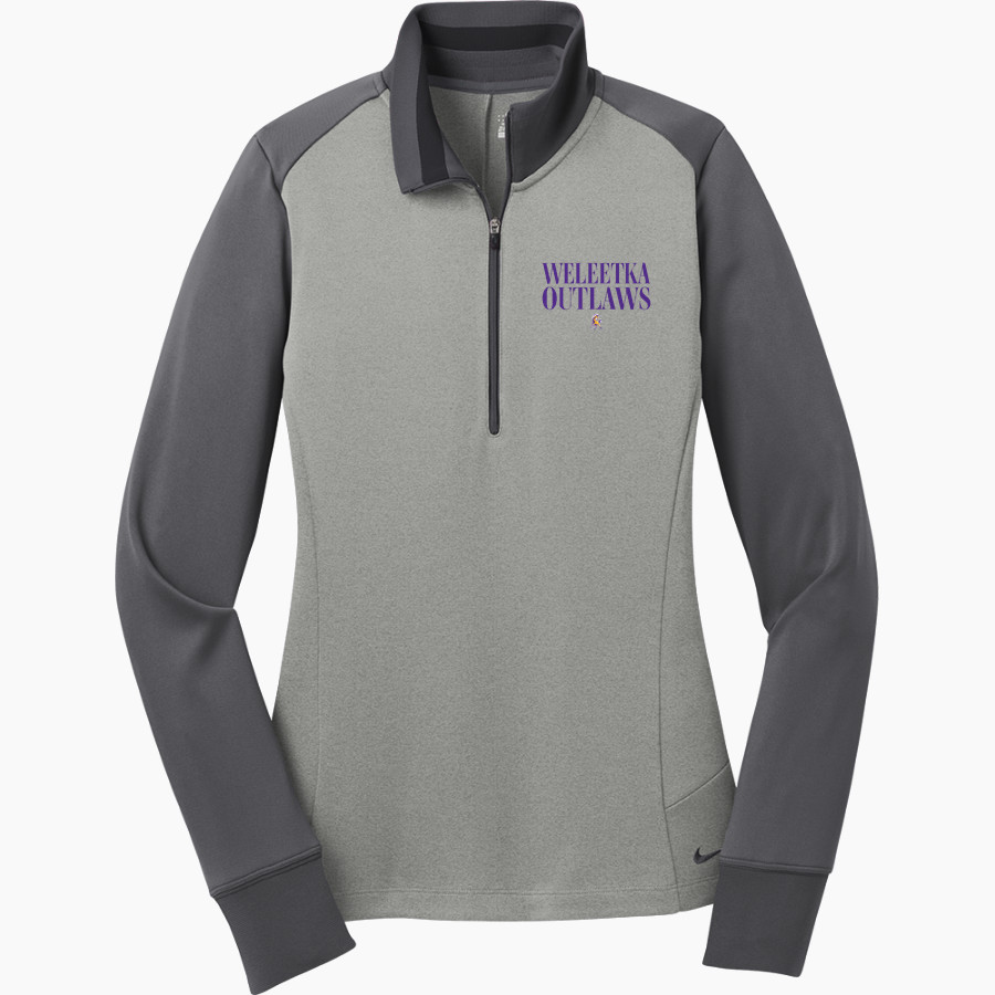 WELEETKA HIGH SCHOOL OUTLAWS Nike Women's Dri-FIT 1/2-Zip Pullover